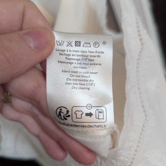 Elegant White Lace Trim Camisole - Picture 6 of 6